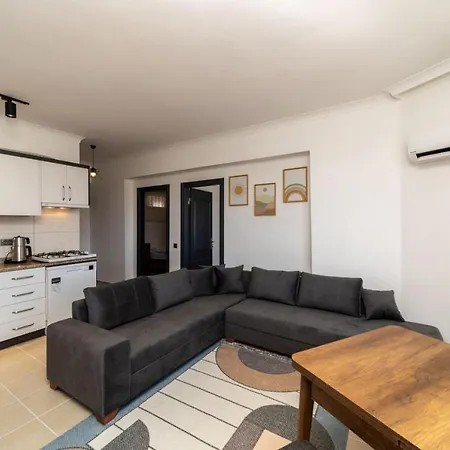 Sea View Flat With Balcony Near In Aksu Apartment Antalya